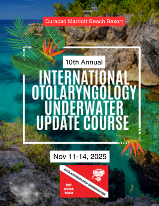10th International Otolaryngology Underwater Update Course Banner